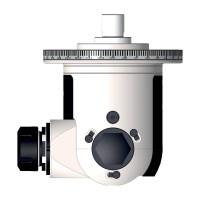HSK100 0-90 Degree Adjustable Classic Line Angle Head, MTC (Manual Tool Change), ER32 Output - GER-GMU-20-MTC Series (Gerardi)
