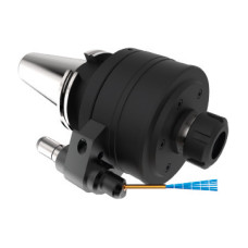 HSK100A External Coolant ER32 Spindle Speed Increaser, 12,000RPM, 1:6 Ratio - GSS20 Series (Gerardi)