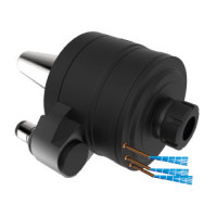 C6 External Coolant ER40 Spindle Speed Increaser, 10,000RPM, 1:4:2 Ratio - GSS26 Series (Gerardi)