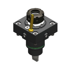 BMT55 Straight Driven Tool ER25, Internal (80 bar) Coolant, 1 to 1 Ratio (Gerardi)