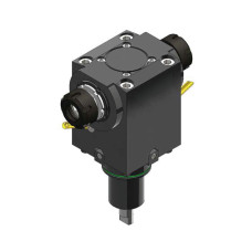 BMT45 Right Angle Double Output Driven Tool ER25 External Coolant, 1 to 1 Ratio, H100 (Gerardi)