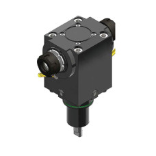 Привідний інструмент BMT55 з прямим кутом та подвійним виходом, зовнішня подача охолодження ER25, передавальний коефіцієнт 1:1, H70 (Gerardi)