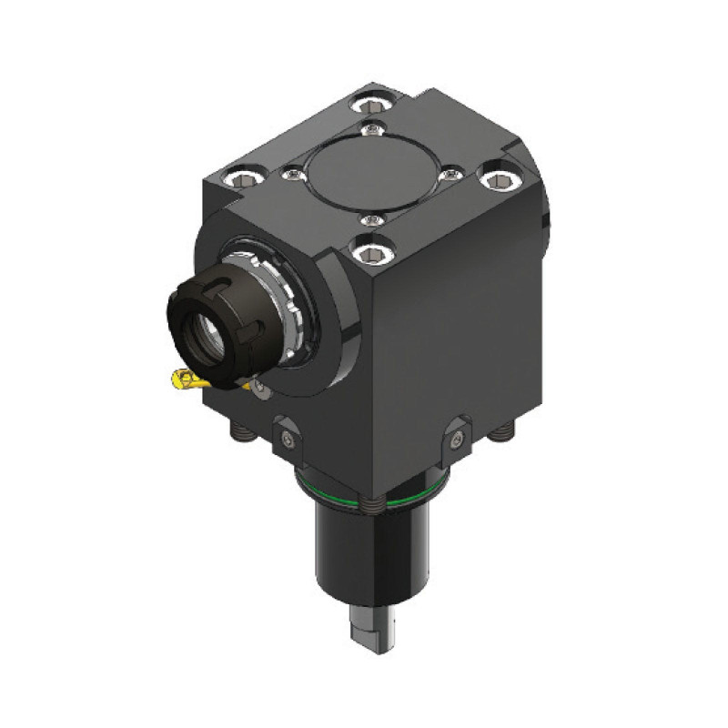 Інструмент BMT45 з прямим кутовим приводом, внутрішній потік охолоджувальної рідини ER25 (80 бар), співвідношення 1:1, H100 (Gerardi)