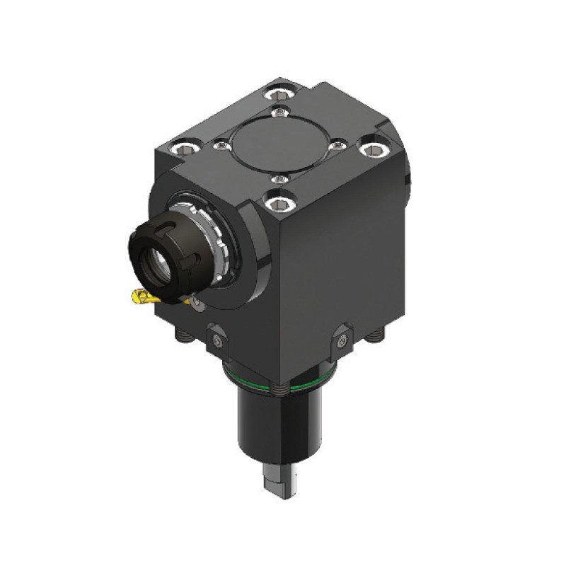 BMT55 Right Angle Driven Tool ER16 External Coolant, 1 to 1 Ratio (Gerardi)