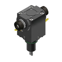 Привідний інструмент BMT55 з прямим кутом та подвійним виходом, зовнішній подача охолодження ER25, передавальний коефіцієнт 1:1, H85 (Gerardi)