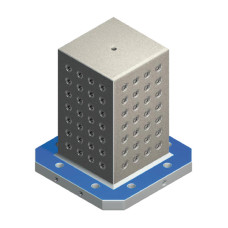 Кубічний надгробок у формі сітки 450x550 мм з втулками - ART53F (Gerardi)