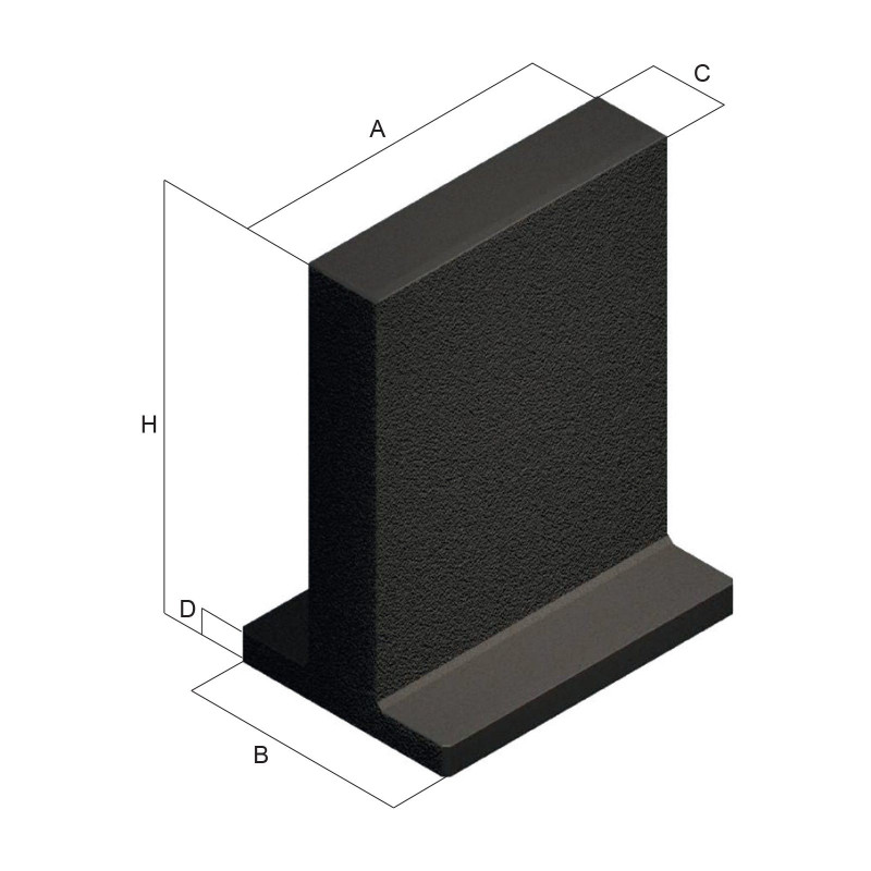 810x310x810mm Rough Milled 2 Sided Tombstone - ART55A (Gerardi)