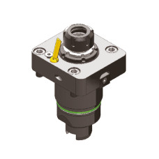 Spinner BMT65 Straight Driven Tool ER25 Internal (70 bar) Coolant, 1 to 1 Ratio (Gerardi)