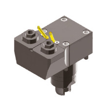 Spinner BMT65 Offset Straight Double Driven Tool ER20 External Coolant, 1 to 1 Ratio (Gerardi)