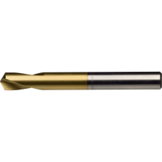 Свердло для точкового свердління з ЧПУ HSS-Co5 120° Ø3 мм (сталь/нержавіюча сталь/кольорові метали) TiN