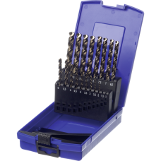 Спіральне свердло HSS-E 5xD DIN338VA 135° 1-13 мм з 3-сторонньою затискною поверхнею (25 предметів)