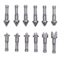 Вимірювальні вставки 60°, крок 0,4-7,0 мм (метрична різьба), різьба 64-3,5 дюйма (UNF), 6 предм.