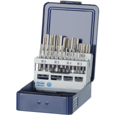 Hand tap HSS DIN352 set M3-M12, blind/through-hole 21-pcs.