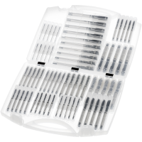 Machine tap set DIN371/376 M3-M12 70-pcs. through/blind-hole (universal) x5 vap.