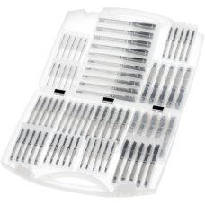 Набір мітчиків машинних DIN371/376 M3-M12, 70 предметів, для наскрізних/глухих отворів (універсальних), 5 шт.