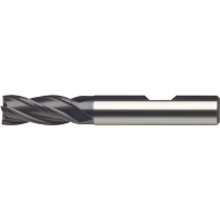 End milling cutter HSS-E PM DIN844N 2mm Z=4 short, TiAlN