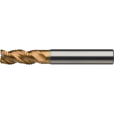 Фреза для чорнової обробки Al SC 6 мм L2=18 мм Z=3 HA, захист кромки, фаска, ZrCN Ultra-N