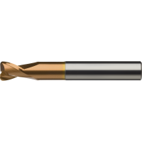 Solid carbide Al torus cutter 4x0.3mm, L2=16mm Z=2 short, HA, ZrCN Ultra-N