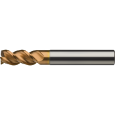 Solid carbide aluminum torus cutter 5x0.5mm, L2=18mm Z=3 HA, ZrCN Ultra-N