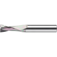 Alu-drill groove milling cutter SC 20° 6 mm L2=21 mm, Z=2, HA, TAC