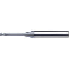 Solid carbide mini-end milling cutter 40° 0.5mm L2=6mm, Z=2 Ultra-MS