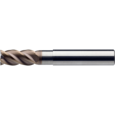 Solid carbide end milling cutter 40° 5mm, Z=4 RockTec-65