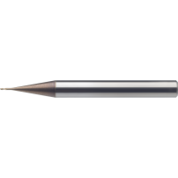 Solid carbide mini-end milling cutter 40° 0.7mm, Z=2 RockTec-65