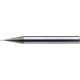 Solid carbide mini-radius milling cutter 30° 0.6mm, Z=2 RockTec-65