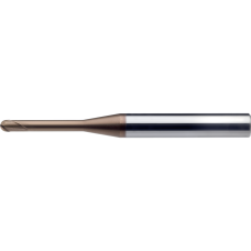 Solid carbide mini-radius milling cutter 30° 0.2mm, L2=1.0mm, Z=2 RockTec-65
