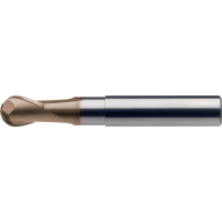 Solid carbide radius milling cutter 30° 3mm, Z=2 RockTec-65