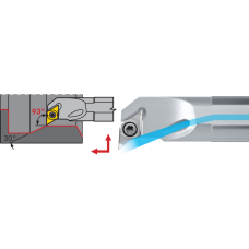 Boring bar A10H SDUC-R-07 setting angle 93°, for turning inserts DC..0702.., IC