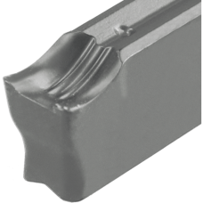 Index. recessing insert AD 2.00-0.2 L6-F APM45G (double-sided, rad., left-hand)