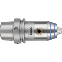 NC short drill chuck with spur gear system DIN69893 HSK-A63, 0.5-16mm