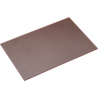 Rubber fixing mat 3x300x400mm, brown