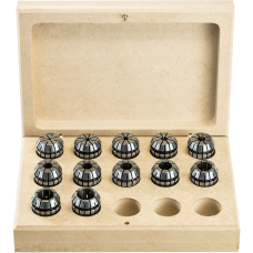 Collet set, radial run-out 5µ ER25 HP