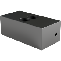 Standard jaw (soft) 120 mm wide, clamping width 120 mm