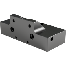 Smooth jaw 120 mm wide, clamping width 60 mm