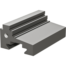 Ступінчаста щелепа, 70 мм, з твердосплавним покриттям, рухома