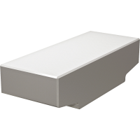 Soft jaw, 120 mm, mobile, aluminum