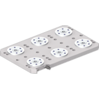 Багатозатискна станція, гідравлічна, 6-місна, тип K10.2, крок 200 мм