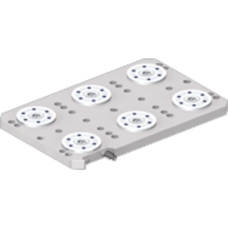 Багатозатискна станція, гідравлічна, 6-місна, тип K10.2, крок 200 мм