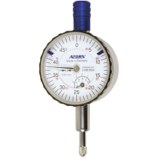 Compact dial indicator 5mm (0.01mm) outer ring 40mm, shock-proof