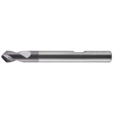 NC spotting drill, solid carbide 90° 10 mm TiAlN, HB shank