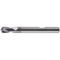 NC spotting drill, solid carbide 120° 6 mm TiAlN, HB shank