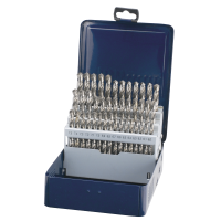 Свердло спіральне HSS 5xD DIN338N 118° 6-10 мм (41 шт.) з необробленим шліфуванням