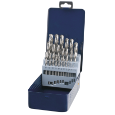 Свердло спіральне HSS 5xD DIN338N 118° 1-13 мм (25 предметів) шліфоване