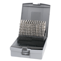 Twist drill HSS-E 5xD DIN338NV 130° 6-10mm (41-piece) blank ground