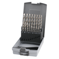 Twist drill HSS-E 5xD DIN338NV 130° 1-10mm (19-piece) blank ground