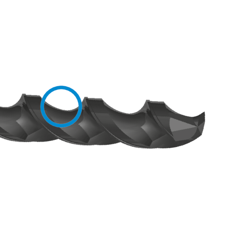 Twist drill HSS-Co8 10xD TDXL WN 10.4mm WXL-coated