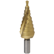 Step drill HSS No. 2, Ø6-20mm (steel/cast iron) TiN